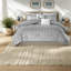 Ensembles de literie simple en microfibre douce, style métallique moderne pour la maison