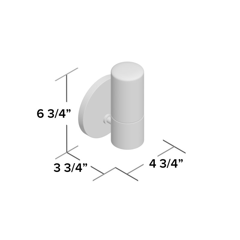 Otto Armed Sconce, Polished Nickel