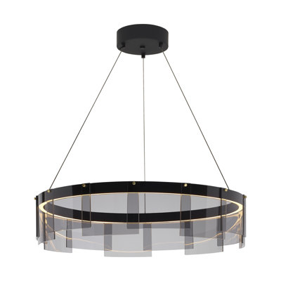 Stratos 1 - Light Glass LED Chandelier