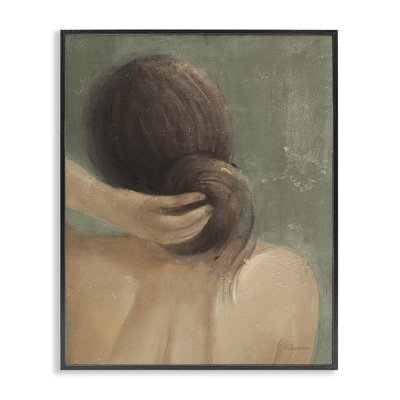 Femme brune classique, estampe numérique par Albena Hristova