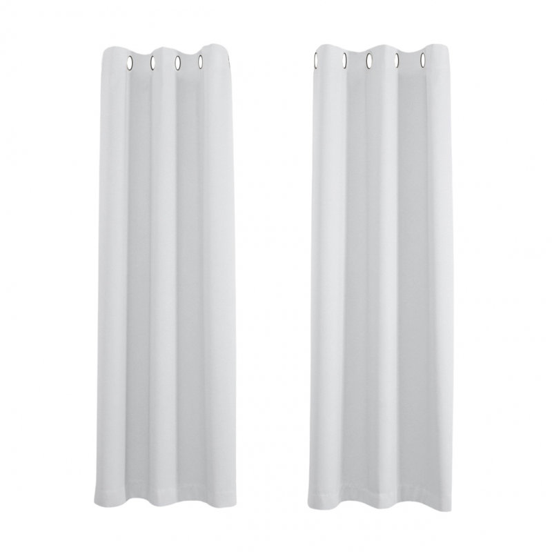 Ranheid Blackout Curtain Pair, Pink, 46cm Width x 117cm Drop