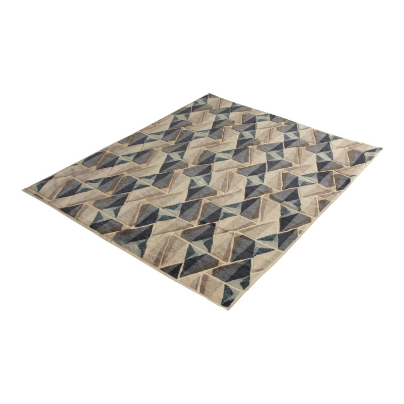 Wool Geometric Area Rug, Rectangle 12' x 16'