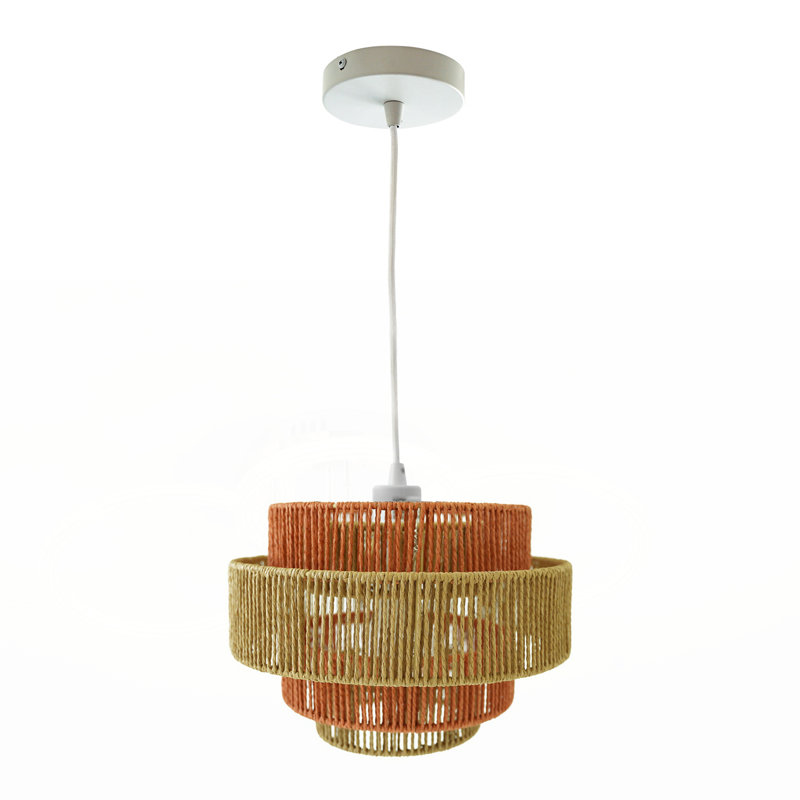 Charming Pendant Lamp with Natural and Stylish Weave for All Rooms