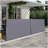 276" x 71''Retractable Side Awning, Waterproof & UV-Resistant,  Privacy Screen Divider Roll Up Balcony(Grey)-128948583