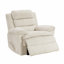 Fauteuil coulissant et pivotant inclinable en microfibre beige avec cadre en contreplaqué et meubles de salon 1 pièce