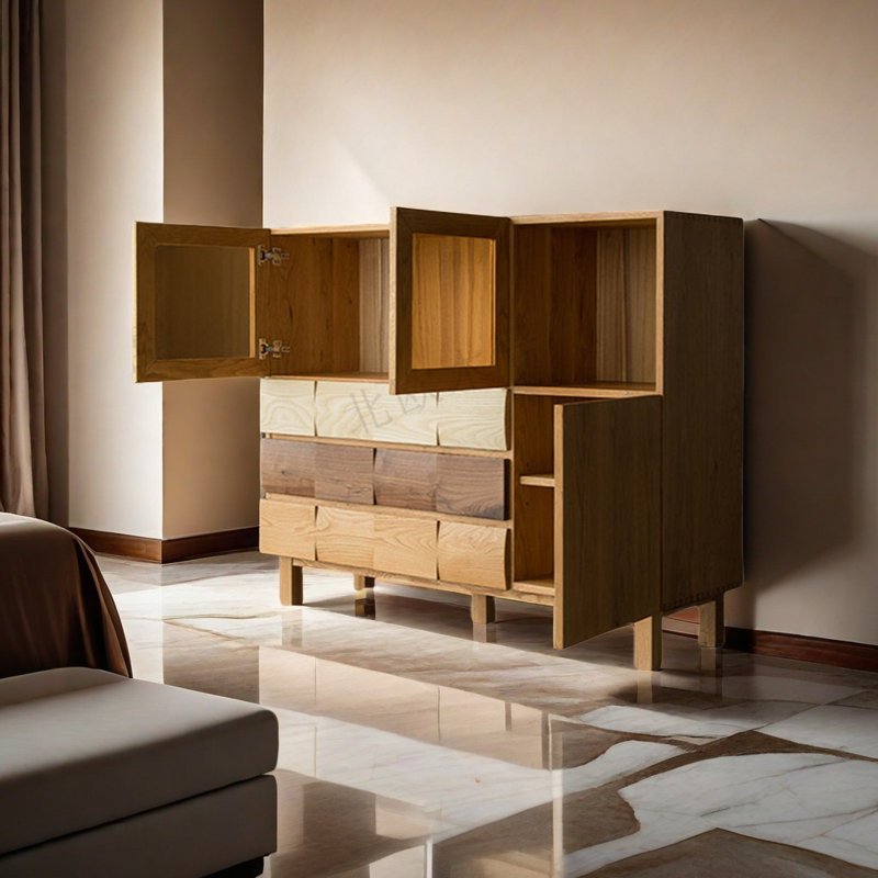 Solid Wood Accent Cabinet