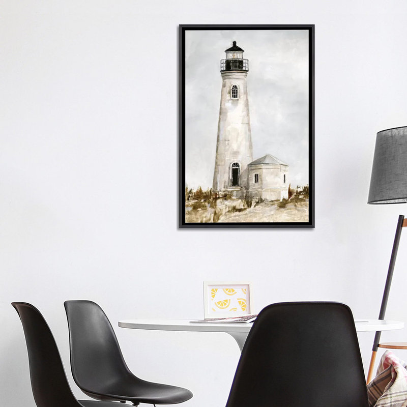 «Rustic Lighthouse I» par Ethan Harper - reproduction d'art, H 40 po x l 26 po x P 1,5 po, Pas de tapis
