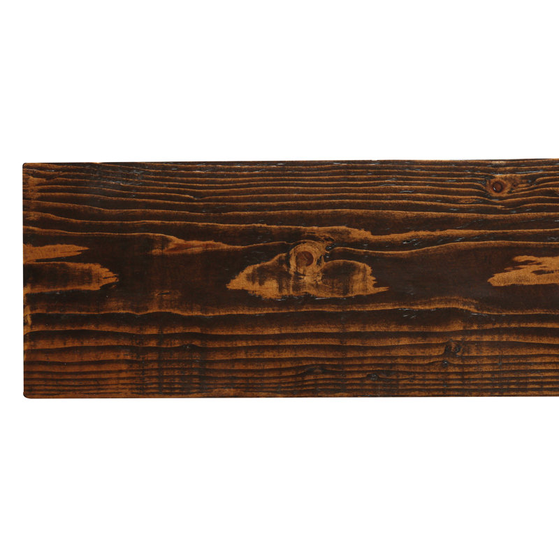 Beam Wood Fireplace Mantel Shelf, 72", Dark Chocolate