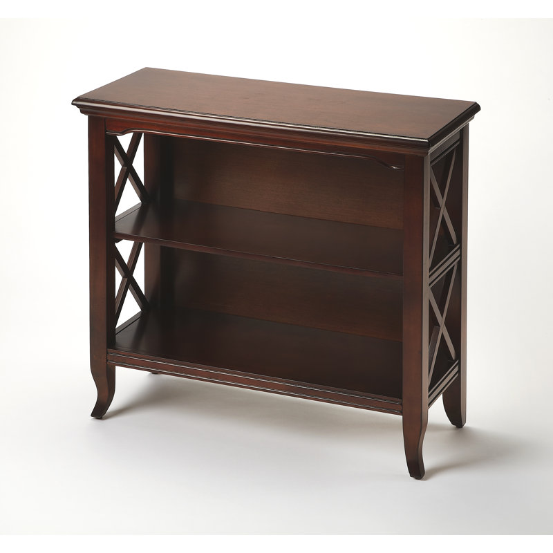 Newport 32"W 2 Shelf Bookcase, Plantation Cherry