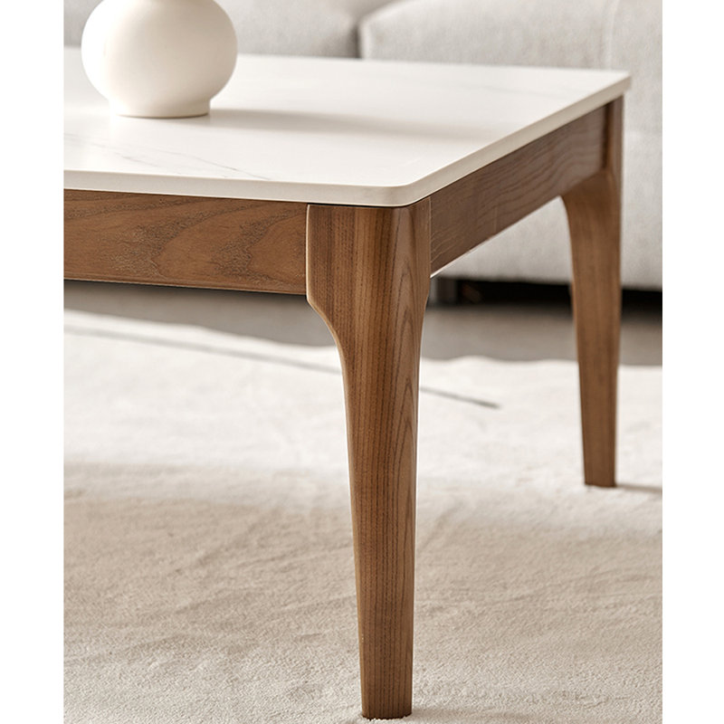 Table basse Minimalist, Brun, 15.74" H x 51.18" L x 27.55" W