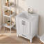 Ensemble de meuble-lavabo simple 24 po blanc mat moderne