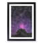Shooting Star Above The Tree Painting - Framed Print-56922617-56922619