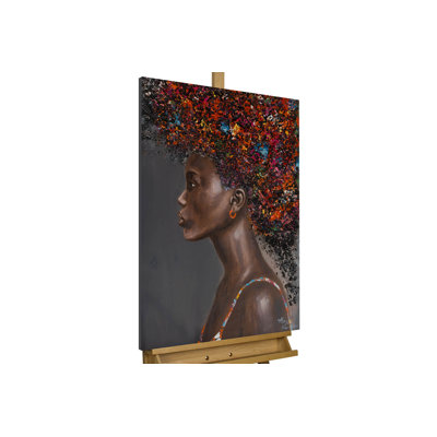Flora's Beauty Hand -Painted Acrylic Painting