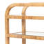 Chariot-bar en rotin