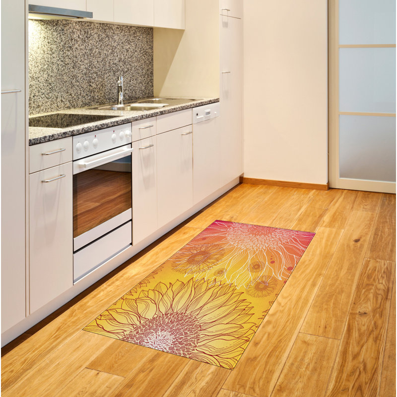 Botanical High Density Long Fiber Poly Threads Decorative Area Rug Carpet, Rectangle 2'7" x 5'