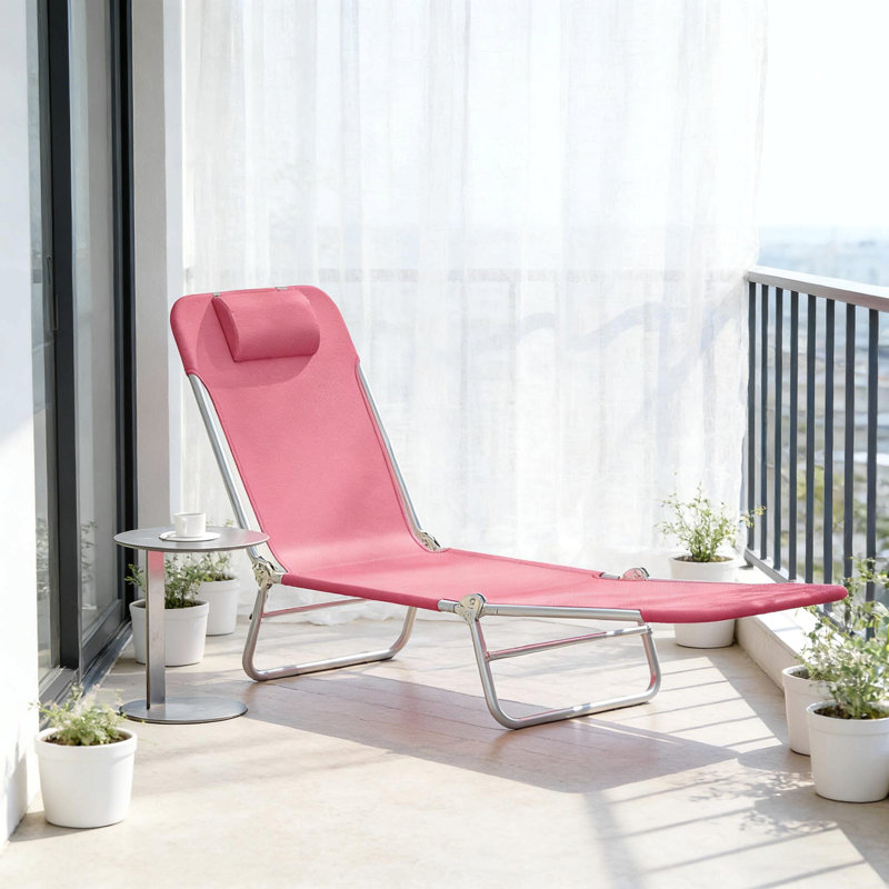 Comfortable Tanning Chair,Folding Chaise Lounge Chair,