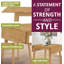 Ahwahnee 4 - Person Drop Leaf Rubberwood Solid Wood Dining Set-70404226-70404225