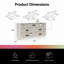 Commode 7 tiroirs, commode en bois
