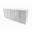 Fixtureisplays® 30 emplacements pour téléphone portable, téléphone intelligent, station de charge, casiers, boîte aux lettres, ports USB pour chaque emplacement 15252-USB