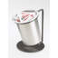 Iron Frame Single Ring Display with Solid Stainless Steel Cylinder-428398224