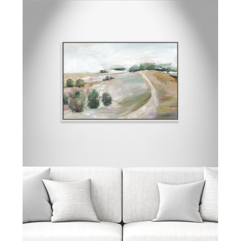 «Kel Country Road Hill» par Allison Pearce, reproduction sur toile flottante, H 25,5 po x l 37,5 po, White
