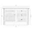 Meuble-lavabo d'appalaches Fireside Lodge - 4 pieds - sans comptoir - lavabo droit-2028085156-2017767897-2028085163
