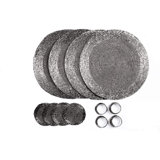 Dex Glass No Pattern Round Placemat