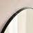 Wall Mirror 36*22 Inch Metal Framed Arched Mirror Metal Framed Mirror Round Vanity Mirror Dressing Mirror, For Bathroom, Living Room, Bedroom Wall Decor(Horizontal & Vertical)-420701243
