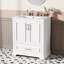 Meuble-lavabo moderne 30 po avec lavabo en céramique-415851541