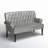 59.3'' Velvet Settee