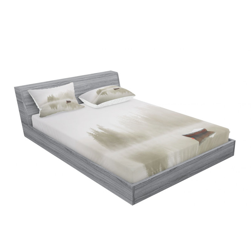 Microfiber Sheet Set, Queen Sheet Set with Fitted Sheet