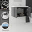Meuble-lavabo flottant avec lavabo en céramique et portes à fermeture en douceur-133668241