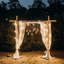 Eiren 300cm W x 100cm D Solid Wood Garden Arches in Brown