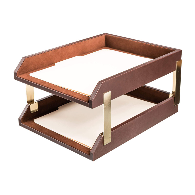 Leather File Organizer