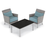 Argento And Travira Outdoor 3 - Piece Conversation Set