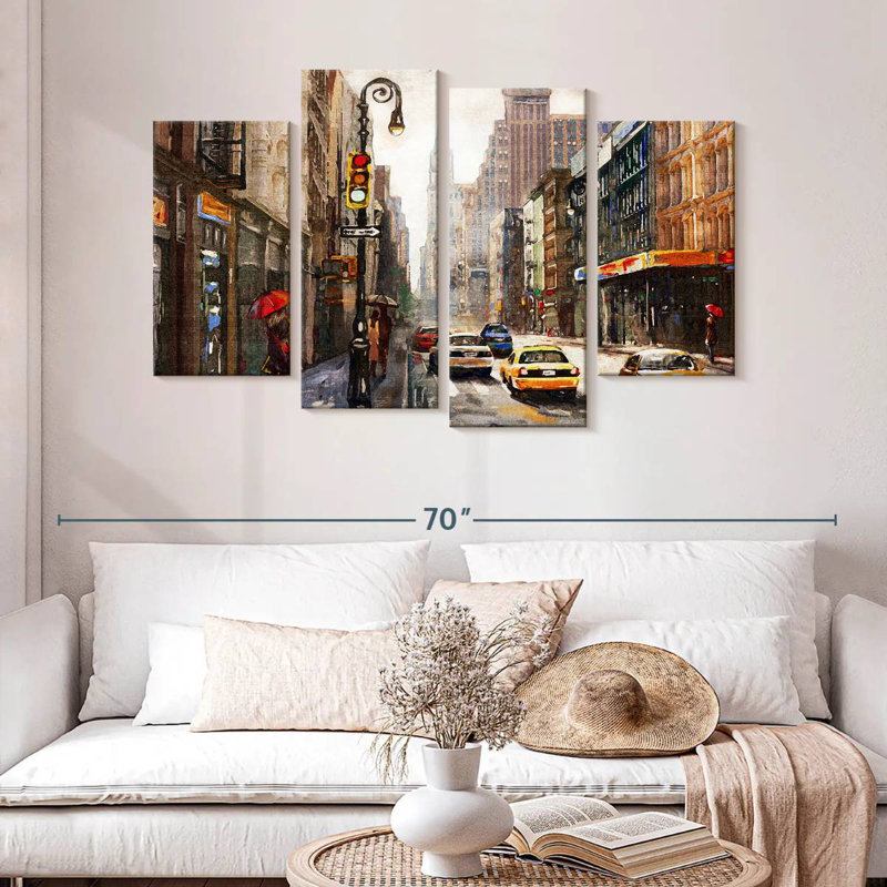 New york street Sireci, H 32 po x l 52 po