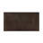 Dark Brown Extendable Rectangular Dining Table with Separate Leaf - Seats 6 - Oak Veneer and Engineered Wood