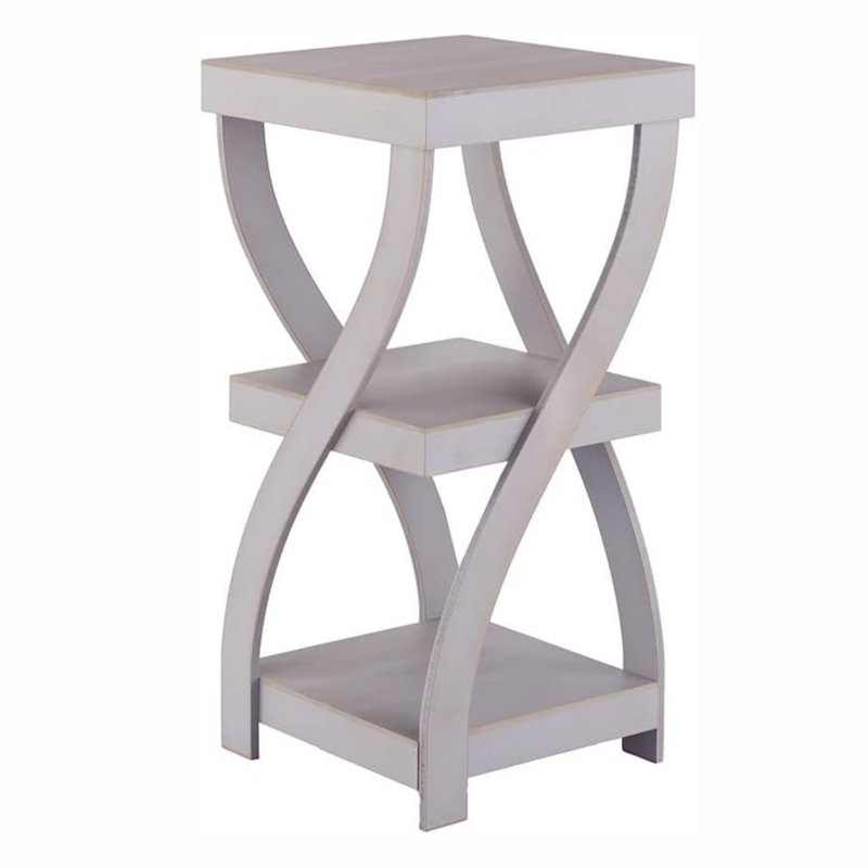 Twisted Side Tables, Grey