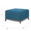 Woodsen Acrylic Box Cushion Ottoman Slipcover-21579124