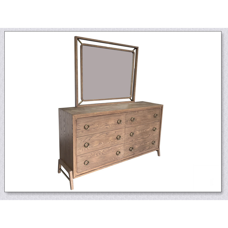 Mirror in Latte Finish