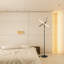 Jasai 168cm Black Novelty LED Dimmable Floor Lamp with Remote