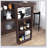 Modern Bar Cabinet with Rotating top, Counter Height Dining Cabinet