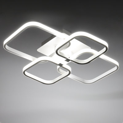 Acrylic Semi Flush Mount