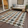 Machine Washable Indoor/Outdoor Kaczor ACN2237 Geometric Rug