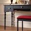 Bureau noir français exquis de style français 47,24 pouces