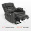 88.9cm Wide Lift Assist Standard Recliner with Massager-35690251