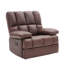 Batholo 43.3" Wide Manual Glider Upholstered Recliner-124005748