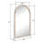 Pastoral Arch Wood Wall Mirror
