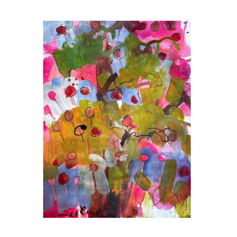 «Under The Apple Tree I» sur, H 47 po x l 47 po