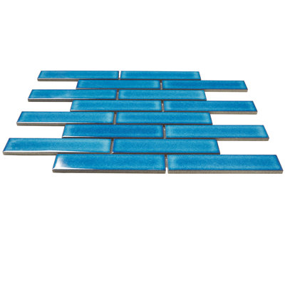 1.3" x 5.7" Porcelain Mosaic Wall & Floor Tile